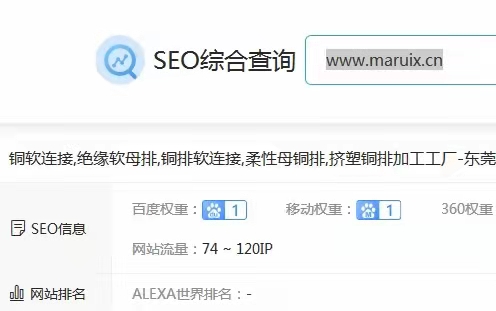 企业网站SEO排名